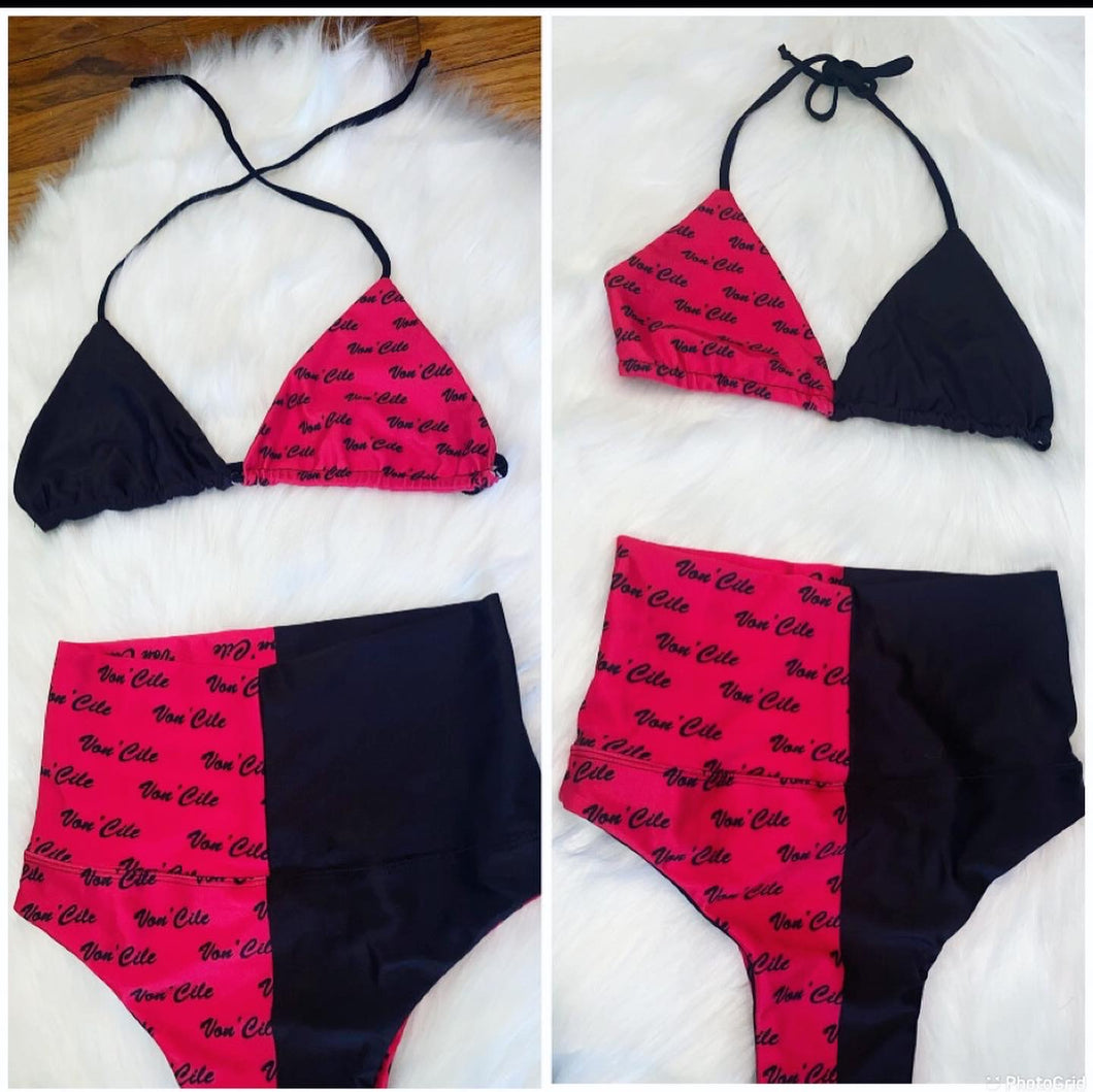 Von’Cile “Hot Stuff” Bikini - Watermelon Hot Pink